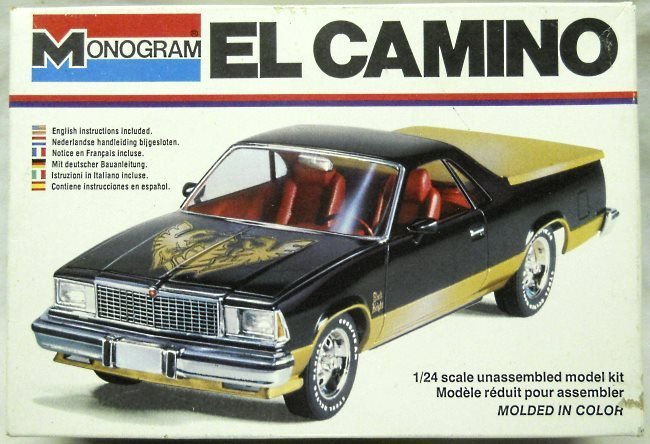 Monogram 1/24 Chevrolet El Camino, 2241 plastic model kit
